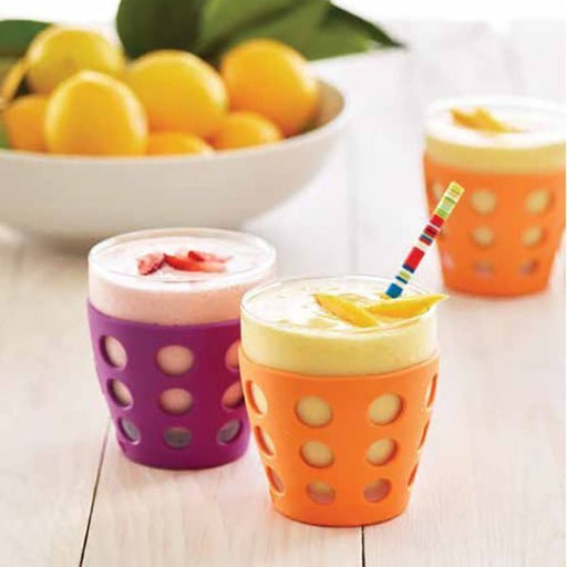 Botol Bayi Gelas Lifefactory Silikon Sleeve 10 oz BPA Free - Paket 2 LIFEFACTORY OSCARLIVING