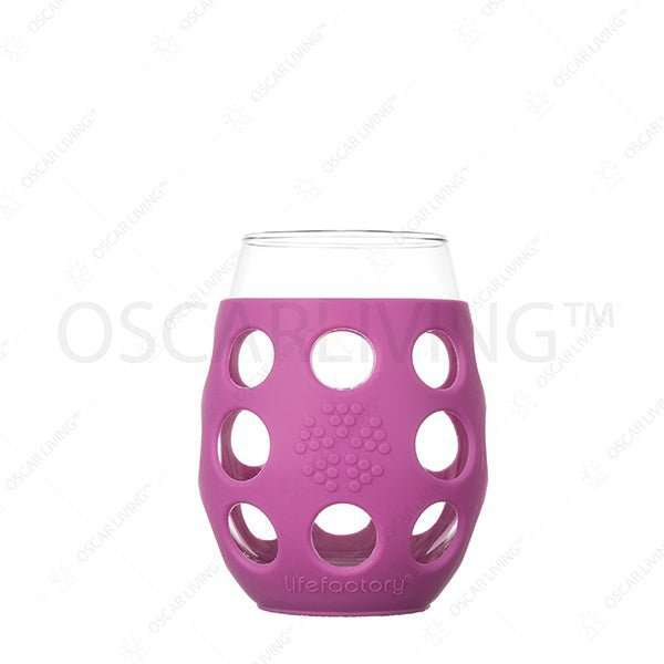 Botol Bayi Gelas wine Lifefactory Silikon Sleeve 11 oz BPA Free - Paket 2 LIFEFACTORY OSCARLIVING