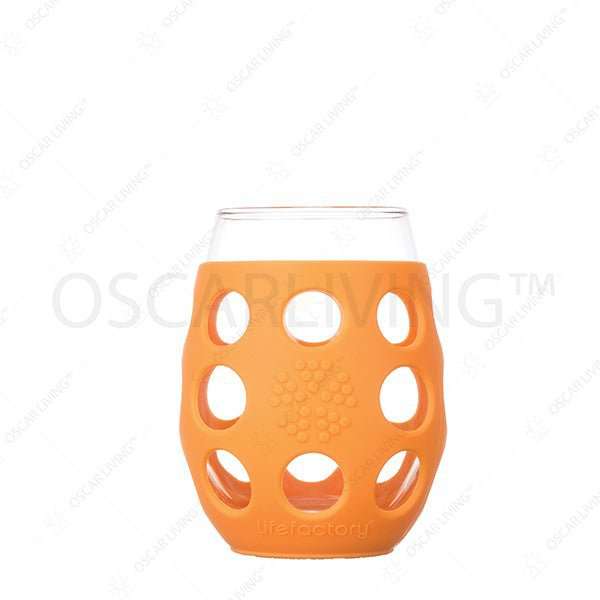 Botol Bayi Gelas wine Lifefactory Silikon Sleeve 11 oz BPA Free - Paket 2 LIFEFACTORY OSCARLIVING