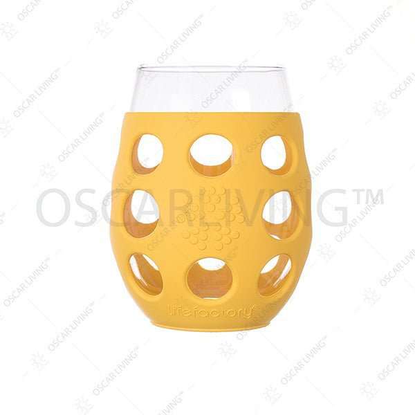 Botol Bayi Gelas wine Lifefactory Silikon Sleeve 11 oz BPA Free - Paket 2 LIFEFACTORY OSCARLIVING
