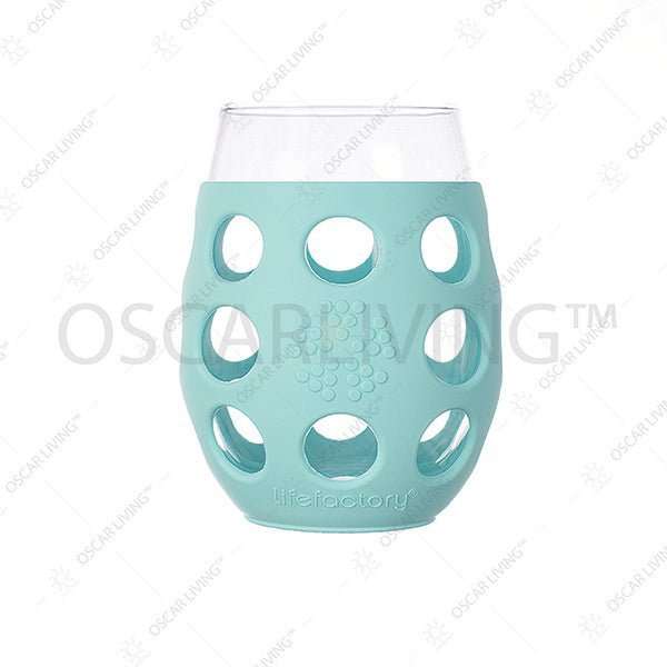 Botol Bayi Gelas wine Lifefactory Silikon Sleeve 11 oz BPA Free - Paket 2 LIFEFACTORY OSCARLIVING
