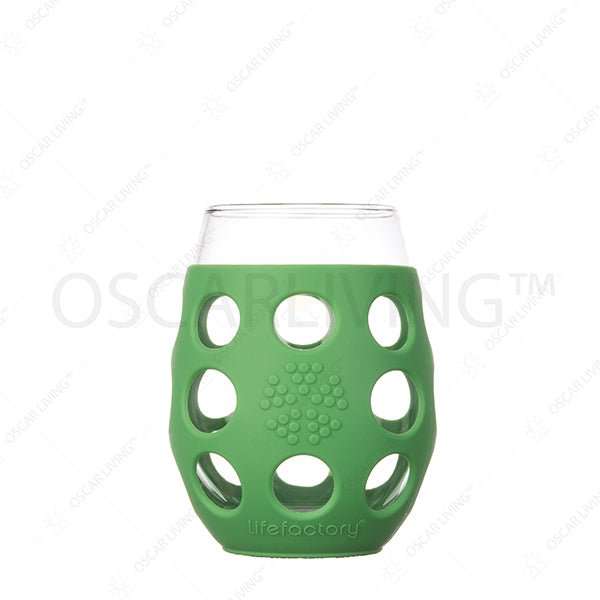 Botol Bayi Gelas wine Lifefactory Silikon Sleeve 11 oz BPA Free - Paket 2 LIFEFACTORY OSCARLIVING
