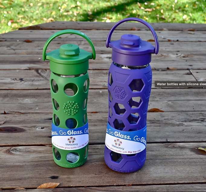 Botol Minum Botol Minum kaca Lifefactory 16 oz Flip Cap BPA Free LIFEFACTORY OSCARLIVING