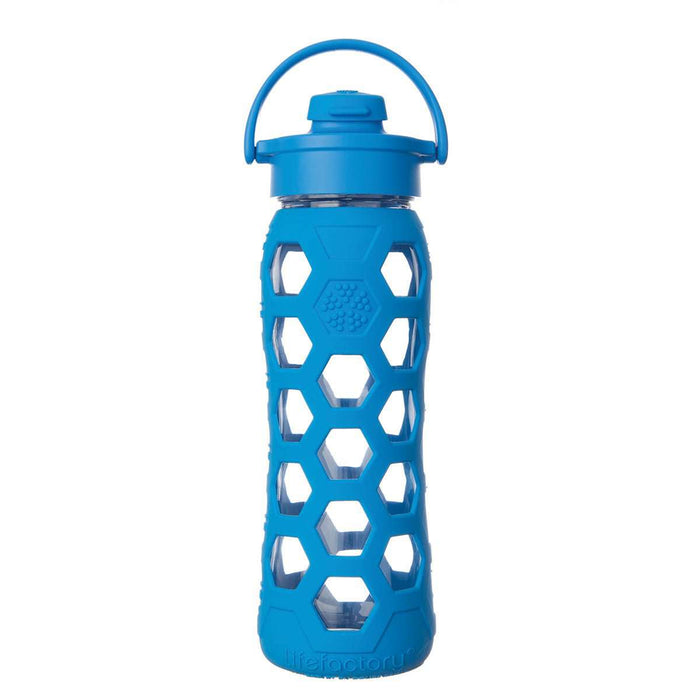 Botol Minum Botol Minum kaca Lifefactory 16 oz Flip Cap BPA Free LIFEFACTORY OSCARLIVING