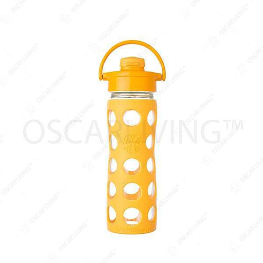 Botol Minum Botol Minum kaca Lifefactory 16 oz Flip Cap BPA Free LIFEFACTORY OSCARLIVING