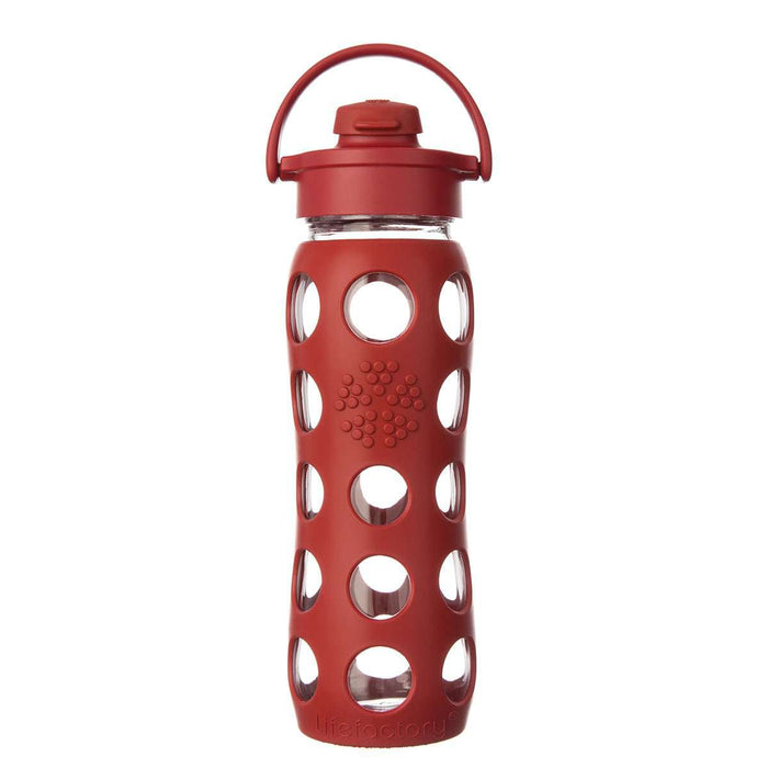Botol Minum Botol Minum kaca Lifefactory 16 oz Flip Cap BPA Free LIFEFACTORY OSCARLIVING