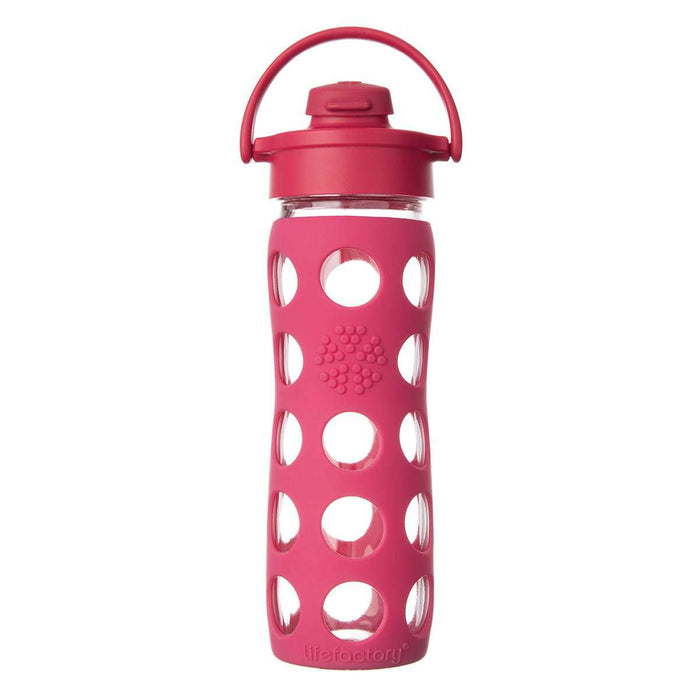 Botol Minum Botol Minum kaca Lifefactory 16 oz Flip Cap BPA Free LIFEFACTORY OSCARLIVING