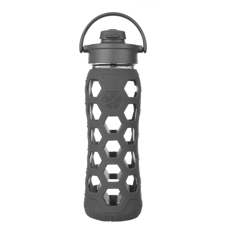 Botol Minum Botol Minum kaca Lifefactory 16 oz Flip Cap BPA Free LIFEFACTORY OSCARLIVING