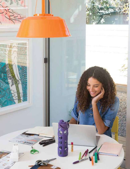 Botol Minum Botol Minum kaca Lifefactory 16 oz Flip Cap BPA Free LIFEFACTORY OSCARLIVING