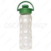 Botol Minum Botol Minum kaca Lifefactory 16 oz Flip Cap BPA Free LIFEFACTORY OSCARLIVING