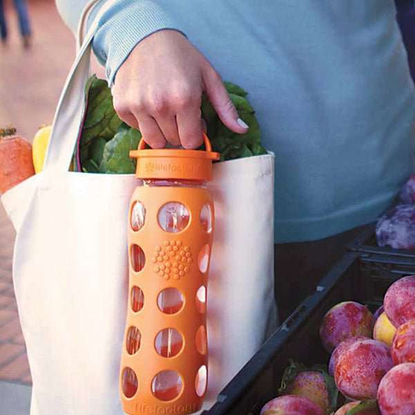 Botol Minum Botol Minum kaca Lifefactory 22 oz Classic Cap BPA Free LIFEFACTORY OSCARLIVING