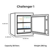 Brankas Lemari Besi Bolden Safes Challenger 1 | Brankas BOLDEN SAFES OSCARLIVING