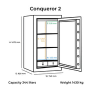 Brankas Lemari Besi Bolden Safes Conqueror 2 | Brankas BOLDEN SAFES OSCARLIVING