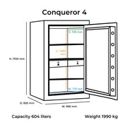 Brankas Lemari Besi Bolden Safes Conqueror 4 | Brankas BOLDEN SAFES OSCARLIVING
