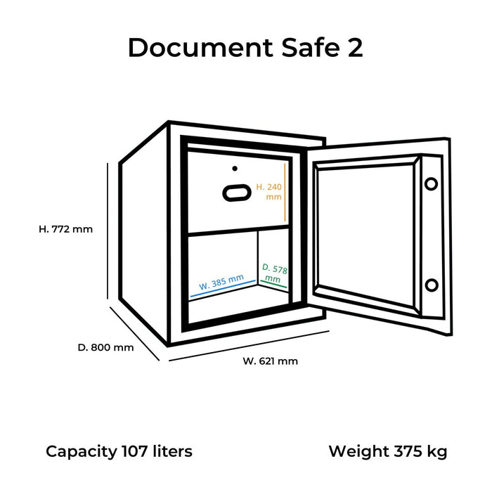 Brankas Lemari Besi Bolden Safes Document Safe 2 | Brankas BOLDEN SAFES OSCARLIVING