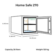 Brankas Lemari Besi Bolden Safes Home Safe HS270 | Brankas BOLDEN SAFES OSCARLIVING