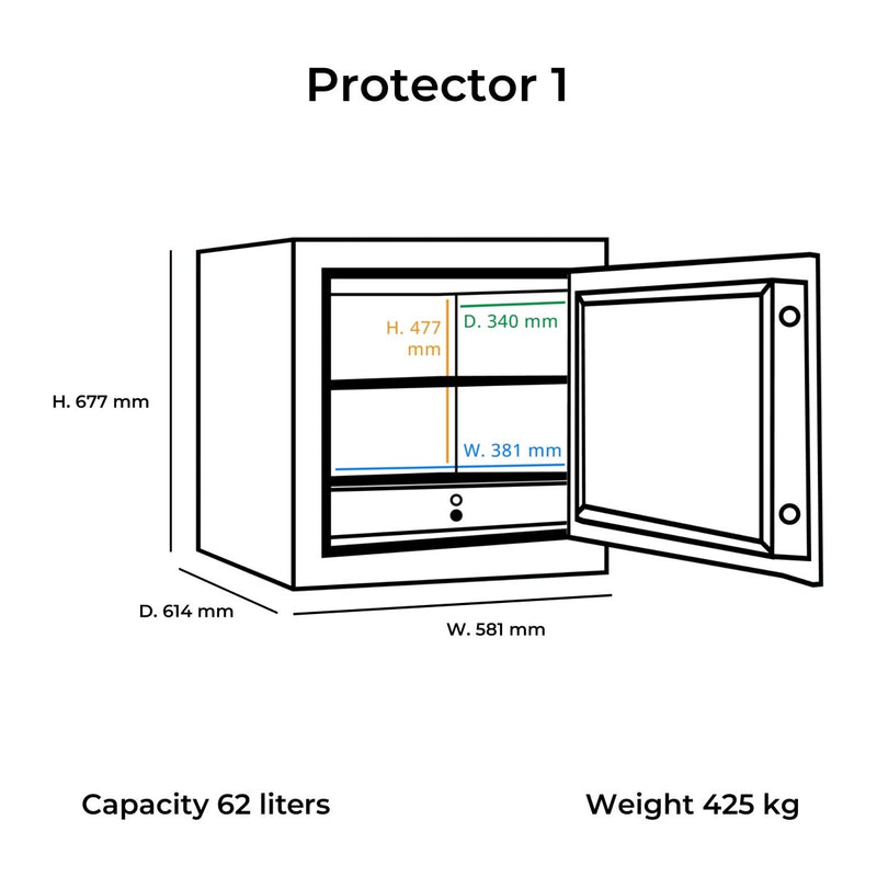 Brankas Lemari Besi Bolden Safes Protector 1 | Brankas BOLDEN SAFES OSCARLIVING