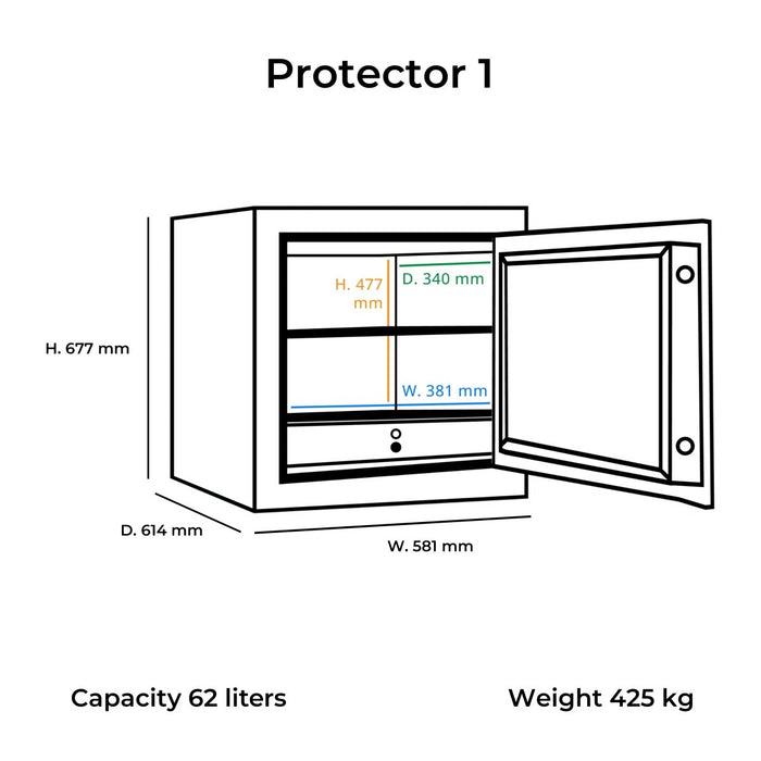Brankas Lemari Besi Bolden Safes Protector 1 | Brankas BOLDEN SAFES OSCARLIVING