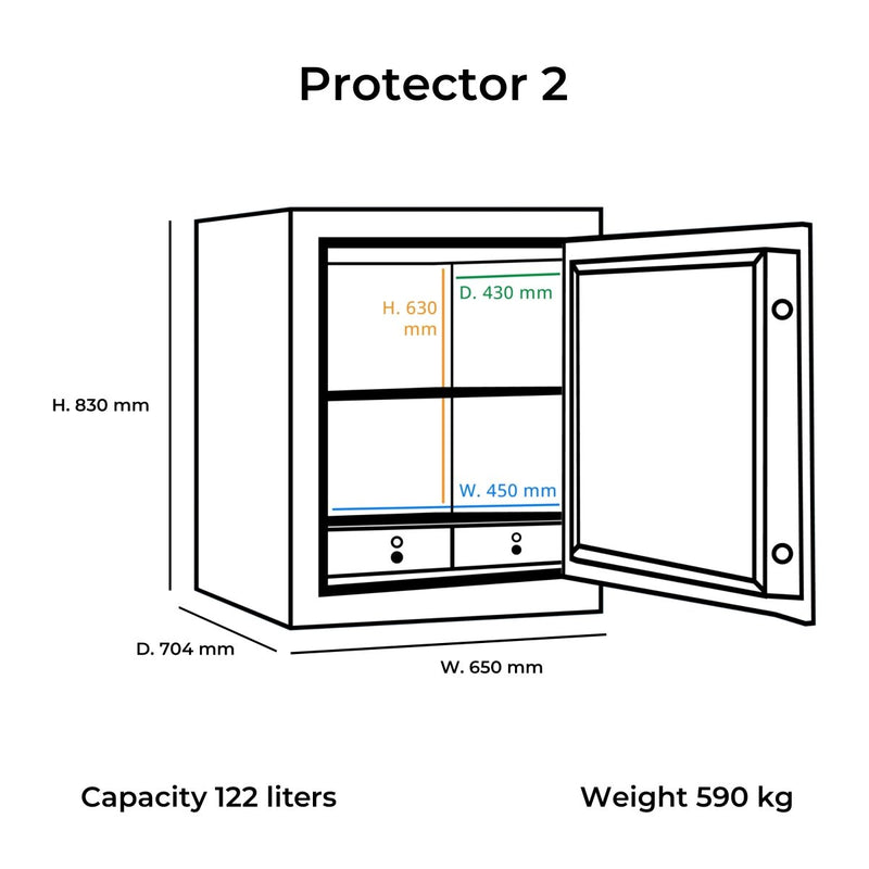 Brankas Lemari Besi Bolden Safes Protector 2 | Brankas BOLDEN SAFES OSCARLIVING