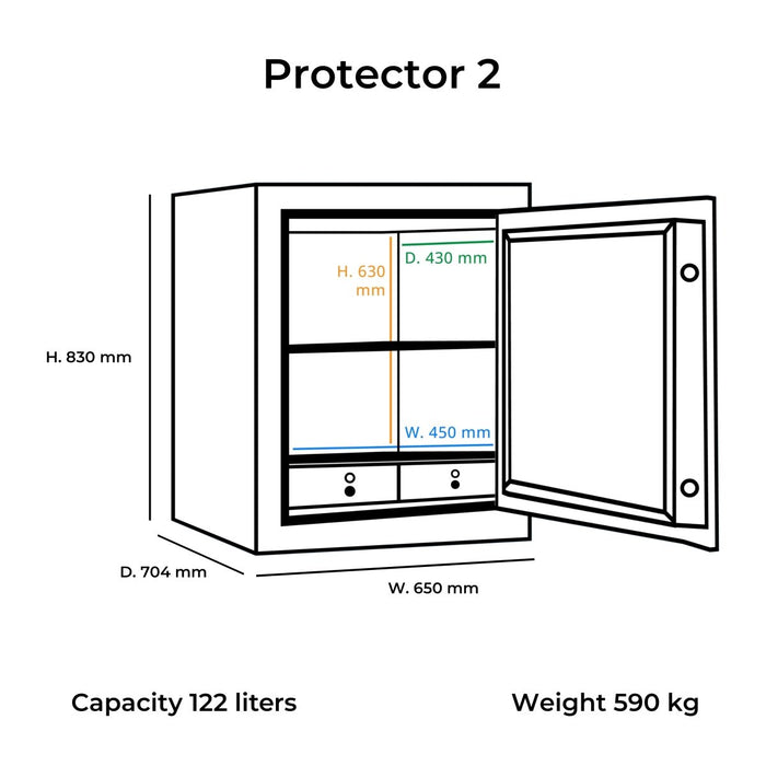 Brankas Lemari Besi Bolden Safes Protector 2 | Brankas BOLDEN SAFES OSCARLIVING