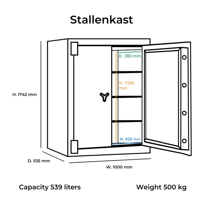 Brankas Lemari Besi Bolden Safes Stallenkast | Brankas BOLDEN SAFES OSCARLIVING