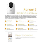 CCTV CCTV Imou Ranger 2 Security Camera IMOU OSCARLIVING