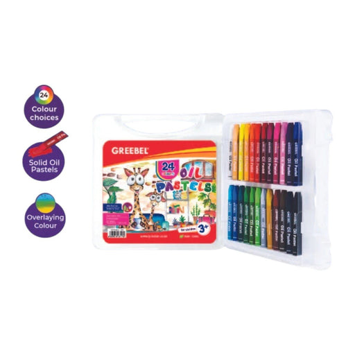 CRAYON Greebel Crayon Oil Pastel 24 Warna GREEBEL OSCARLIVING