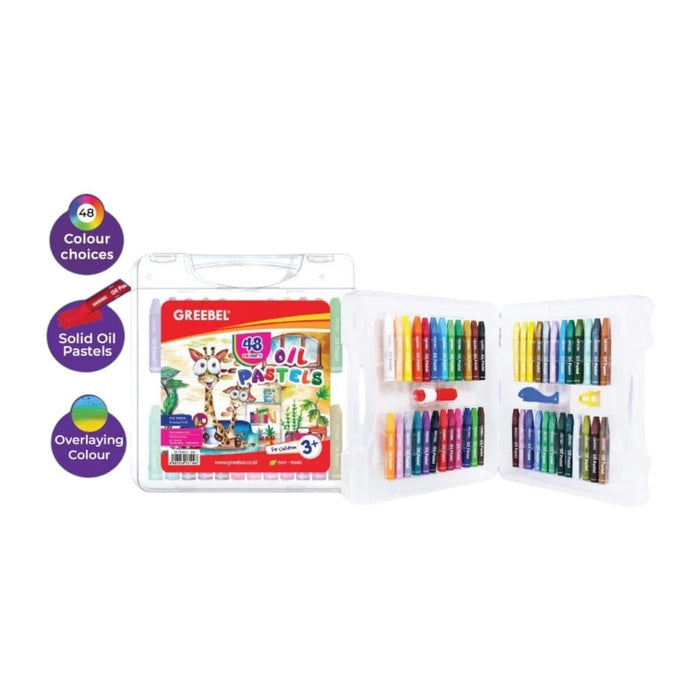 CRAYON Greebel Crayon Oil Pastel 48 Warna GREEBEL OSCARLIVING