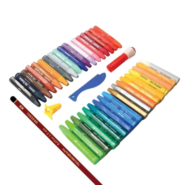 CRAYON Greebel Crayon Oil Pastel 55 Warna GREEBEL OSCARLIVING