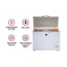 FREEZER Freezer Box Sharp Chest Freezer FRV - 200 195L SHARP OSCARLIVING