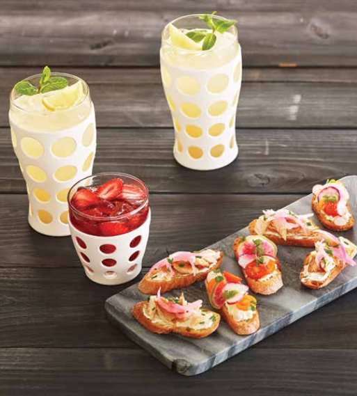 Gelas Gelas Lifefactory Silikon Sleeve 10 oz BPA Free - Paket 4 LIFEFACTORY OSCARLIVING