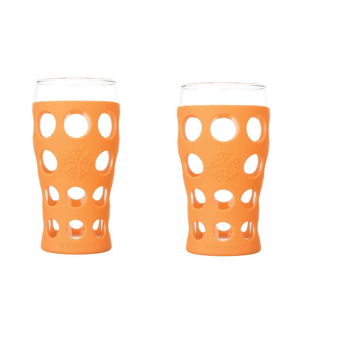 Gelas Gelas Lifefactory Silikon Sleeve 17 oz BPA Free - Paket 2 LIFEFACTORY OSCARLIVING