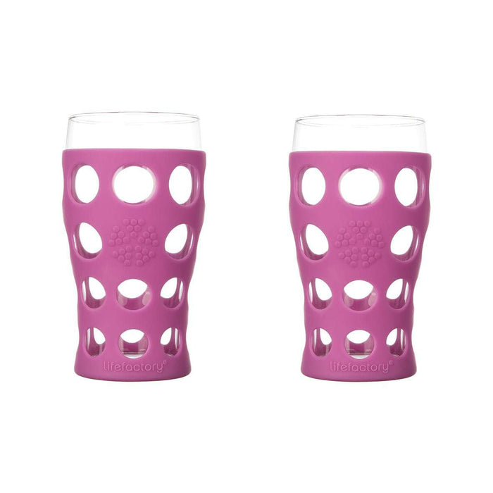 Gelas Gelas Lifefactory Silikon Sleeve 17 oz BPA Free - Paket 2 LIFEFACTORY OSCARLIVING
