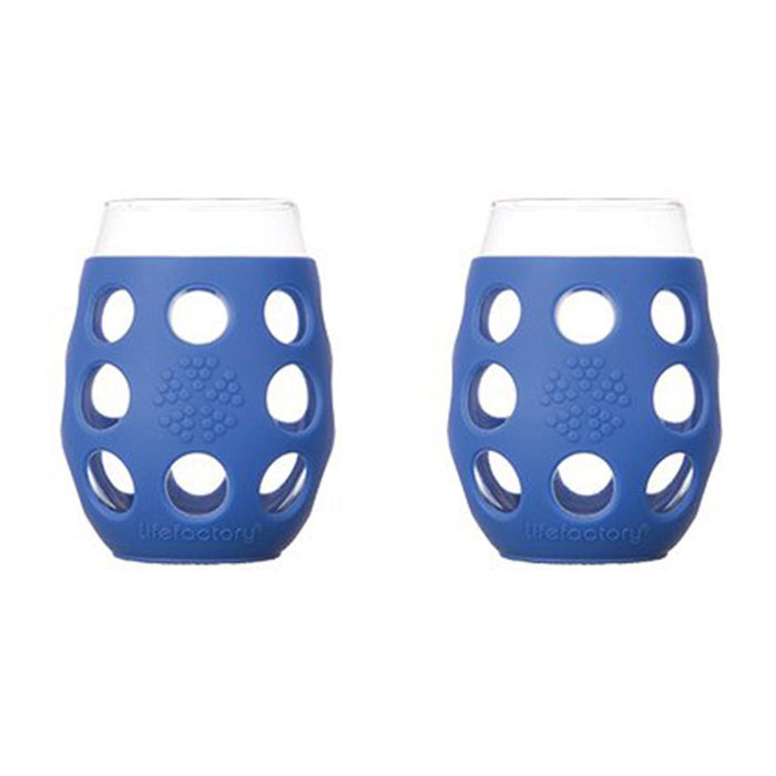 Gelas Gelas Wine Lifefactory Silikon Sleeve 17 oz BPA Free - Paket 4 LIFEFACTORY OSCARLIVING