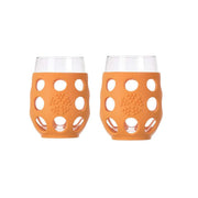 Gelas Gelas Wine Lifefactory Silikon Sleeve 17 oz BPA Free - Paket 4 LIFEFACTORY OSCARLIVING