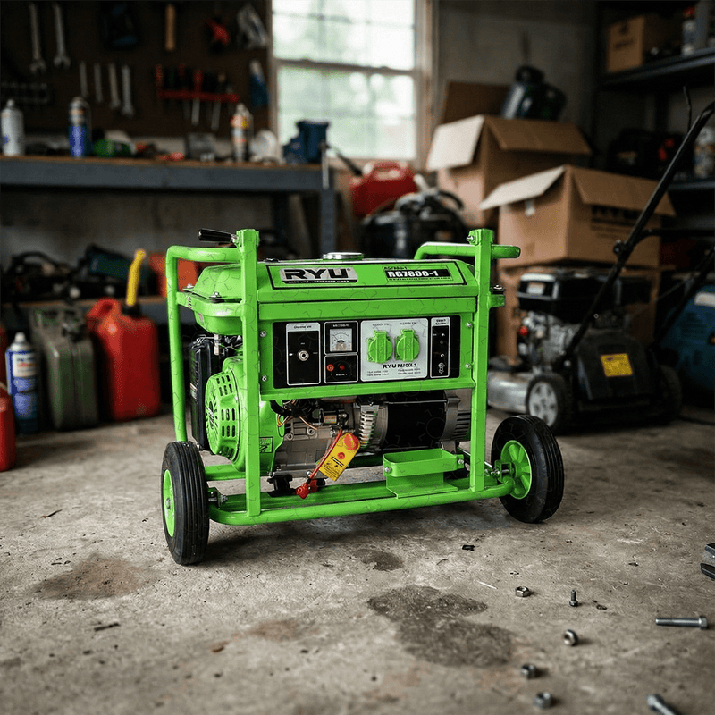 GENSET Genset Bensin Ryu Gasoline Generator Set RG7800 - 1 RYU OSCARLIVING