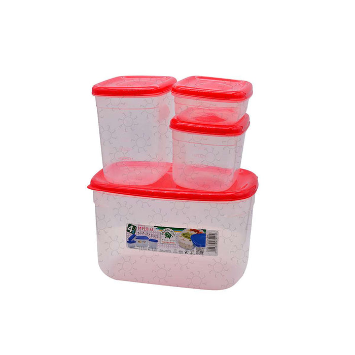 IMPERIAL STORAGE Tempat Penyimpanan Serbaguna Green Leaf 7010 4set | Warna Random GREEN LEAF OSCARLIVING