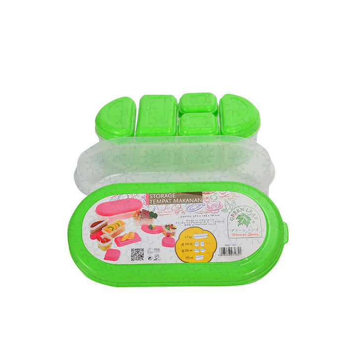 IMPERIAL STORAGE Tempat Penyimpanan Serbaguna Green Leaf Jazzy Spice Keeper 7235 GREEN LEAF OSCARLIVING