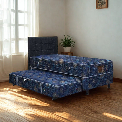 KASUR 2IN1 - 2IN1 BEDSET Kasur Springbed Central Deluxe 2in1 HB Sydney Hitam | Fullset CENTRAL OSCARLIVING