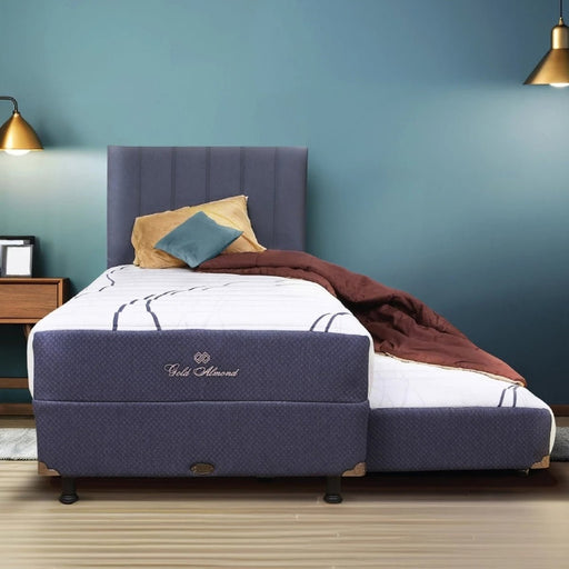 KASUR 2IN1 - 2IN1 BEDSET Kasur Springbed Central Gold Almond 2in1 HB Dakota CENTRAL OSCARLIVING