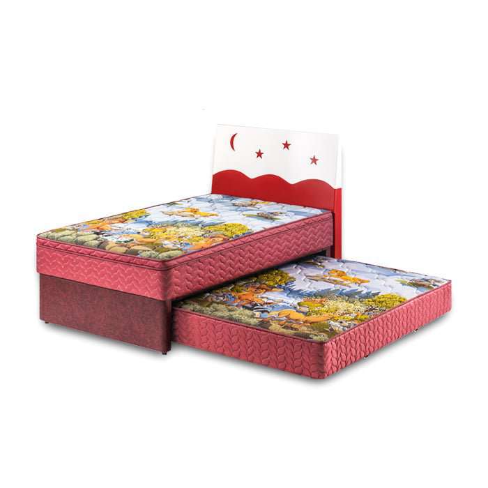 KASUR 2IN1 - 2IN1 BEDSET Kasur Springbed Guhdo 2in1 Happy Kids HB Starmoon | Fullset Kids GUHDO OSCARLIVING