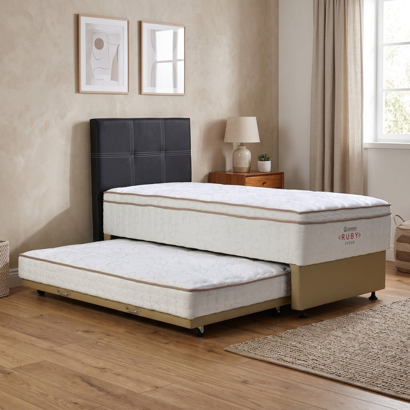 KASUR 2IN1 - 2IN1 BEDSET Kasur Springbed Guhdo 2in1 Ruby Dream | Fullset Elegance GUHDO OSCARLIVING