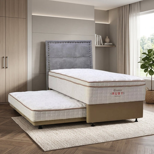 KASUR 2IN1 - 2IN1 BEDSET Kasur Springbed Guhdo 2in1 Ruby Dream | Fullset Kudeta GUHDO OSCARLIVING