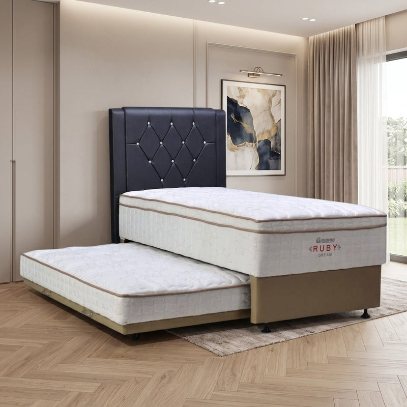 KASUR 2IN1 - 2IN1 BEDSET Kasur Springbed Guhdo 2in1 Ruby Dream | Fullset Oxford GUHDO OSCARLIVING