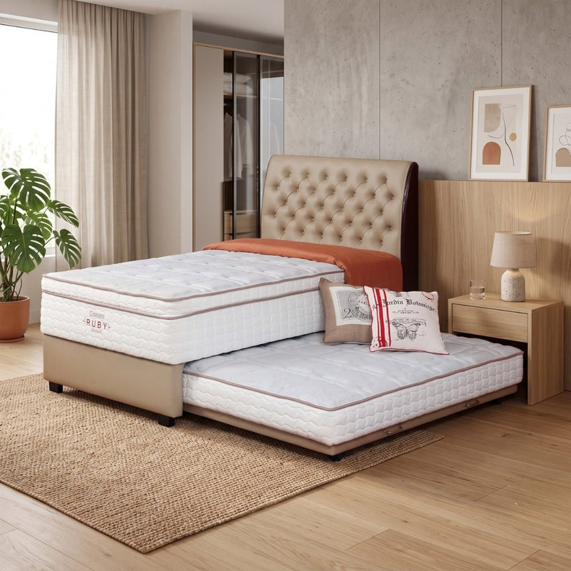 KASUR 2IN1 - 2IN1 BEDSET Kasur Springbed Guhdo 2in1 Ruby Dream | Fullset Virginian GUHDO OSCARLIVING