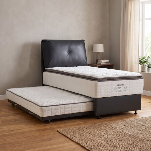 KASUR 2IN1 - 2IN1 BEDSET Kasur Springbed Guhdo 2in1 Sapphire Dream | Fullset Boston GUHDO OSCARLIVING