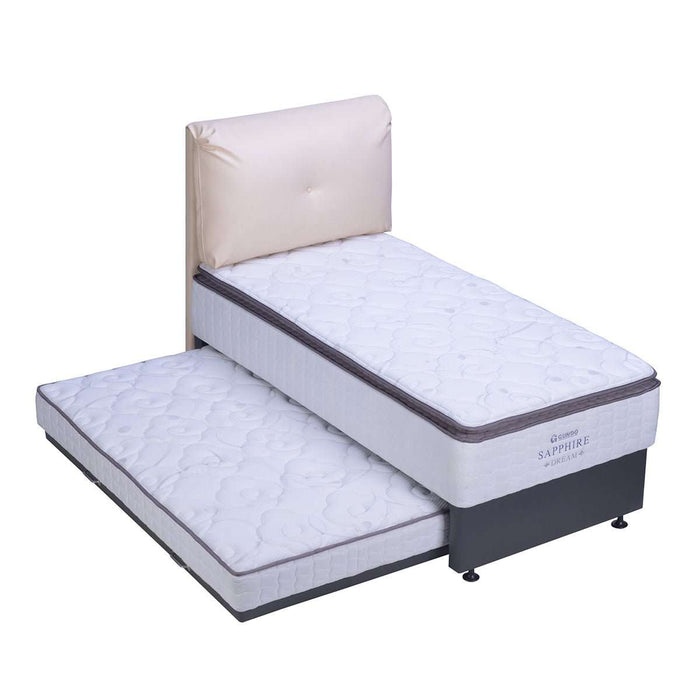 KASUR 2IN1 - 2IN1 BEDSET Kasur Springbed Guhdo 2in1 Sapphire Dream | Fullset Boston GUHDO OSCARLIVING