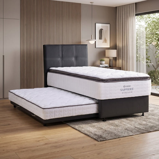 KASUR 2IN1 - 2IN1 BEDSET Kasur Springbed Guhdo 2in1 Sapphire Dream | Fullset Elegance GUHDO OSCARLIVING