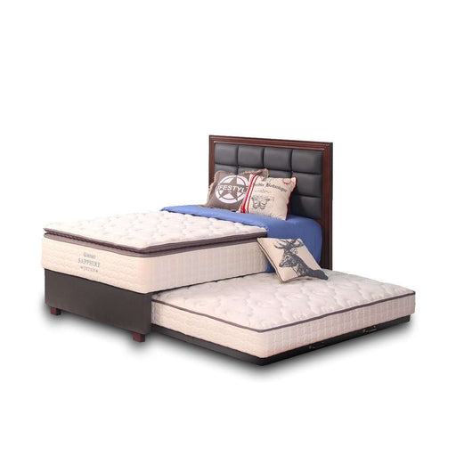 KASUR 2IN1 - 2IN1 BEDSET Kasur Springbed Guhdo 2in1 Sapphire Dream | Fullset Metropolis GUHDO OSCARLIVING