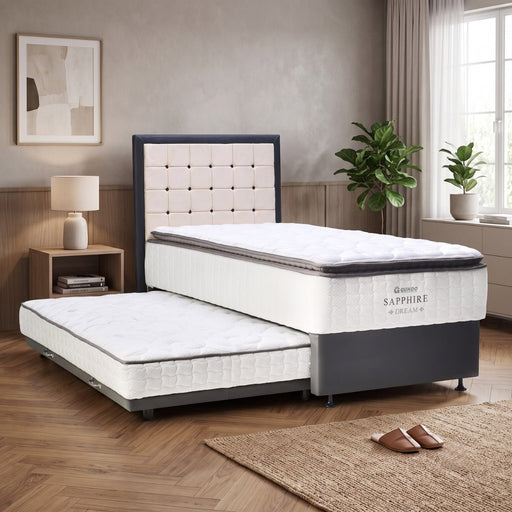 KASUR 2IN1 - 2IN1 BEDSET Kasur Springbed Guhdo 2in1 Sapphire Dream | Fullset Victoria GUHDO OSCARLIVING